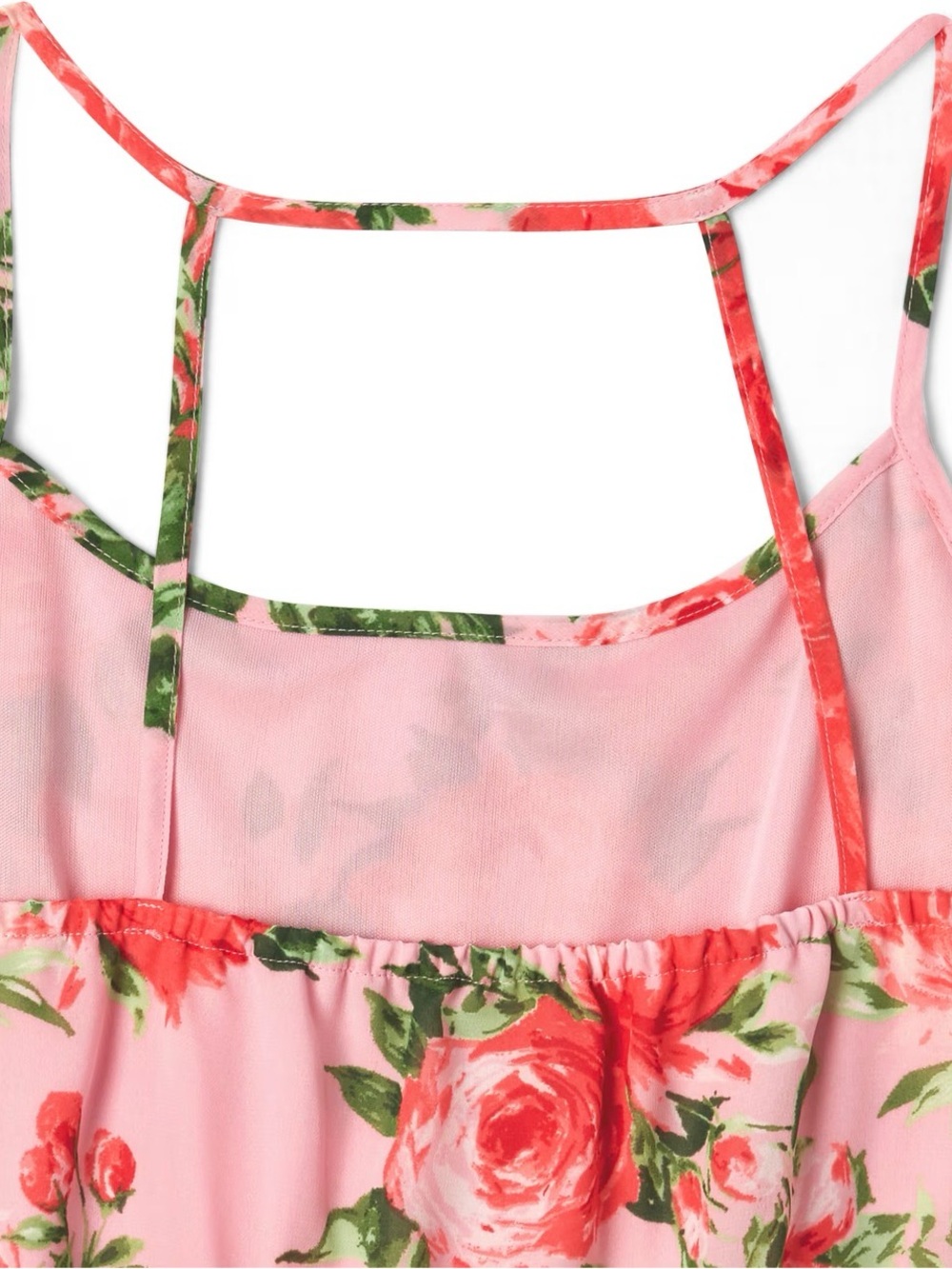 Pink Floral Sun Dress Vacation Resort Cruise Sz 4 The Place Mommy & Me - Picture 3 of 5